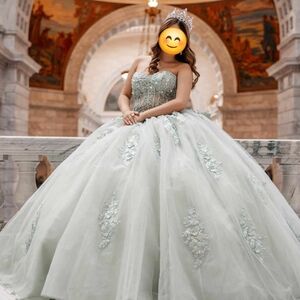 Green Quinceañera Dress
